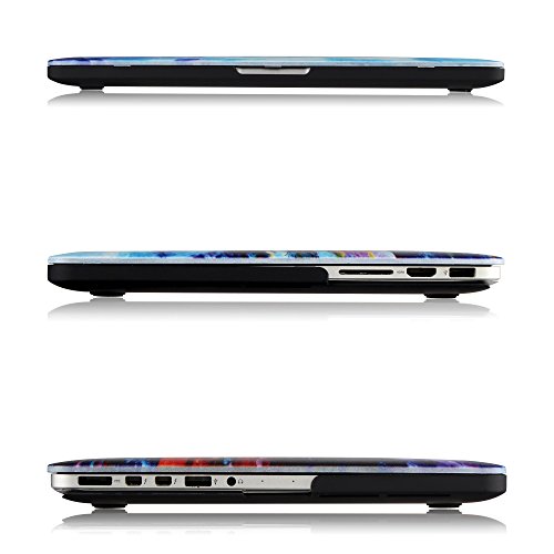 iDOO MacBook Schutzhülle / Hard Case Cover Laptop Hülle [Für MacBook Pro 13 Zoll Retina – ohne CD-Laufwerk: A1425/A1502] – matt, Segeln im Morgenrot - 4