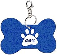 Sky Trends Bone Shape Collar Locket/Pendant for Dogs & Puppy -534, Multicolour, Medium, 1 Count - Ge