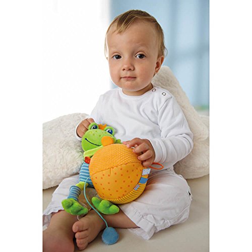 HABA 302511 – Spieluhr Frosch Felix, Kleinkindspielzeug - 3