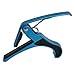 Produktbild 8 Farben Aluminiumlegierung Capo Tuning Kupplungstyp Folder Ukulele Folk Guitar Ukulele Diakritischer Clip Capo Guitar Tuner - Blau