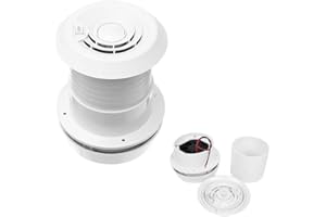 MASO Ventola di raffreddamento per auto, 12 V, camper, camper, ventilazione, silenziosa, a risparmio energetico, per case, rimorchi, viaggi, roulotte (ventola + ventola forte + luce LED)