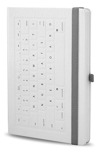 Preisvergleich Produktbild Premium Weiß Tastatur Notebook von mediaform, Hard Cover, Uni, A5