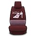 Produktbild Autositz Kissenbezüge Set Für Damen Eis Seide Kissen Patchwork SUV 5 Sitze Autoplanen Protector Auto Vorne Und Hinten Sitzmatten,Reda