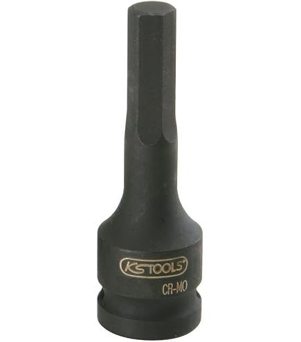 KS Tools Stecknuss – 1/2 Zoll, Innensechskant 19mm, Kraft-Bit Für Anspruchsvolle Arbeiten