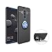 Produktbild Hülle Huawei mate 10 pro,Silikonhülle Huawei mate 10 pro,SaKuLa Neu Original Huawei mate 10 pro Handyhüllen mit Metall 360 Rotation Verstellbarer Ring Grip Halter Ständer Personalized Design Kompatibel mit Magnetischer Autohalterung,Ultradünnen Slim Fit Stoßdämpfung Silikon Stoßfänger Tasche Handytasche Etui Bumper Soft Flexible TPU Smartphone Schutzhülle Case Cover Handycover für Huawei mate 10 pro-Blau