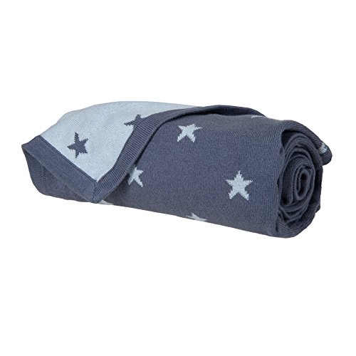 Noukies bb15011.01 Blanket Jacquard 75 x 100 cm Ocean Blue