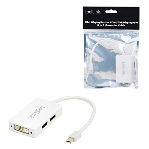 Logilink CV0045 3-in-1 mini-DisplayPort Adapter (HDMI/DVI-DisplayPort) - 3