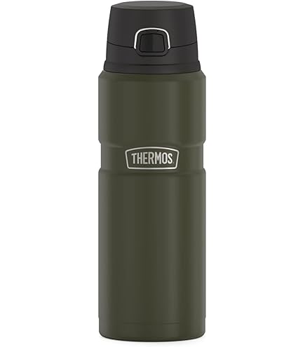 ZojirUShi Stainless Steel Vacuum Flask With Cup, 1 Liter Capacity