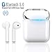 Produktbild WINCASE Bluetooth Kopfhörer V5.0, In-Ear-Ohrhörer mit Tragbarer Ladekästchen,Super Stereo Bluetooth In-Ear-Kopfhörer,kompatibel mit Allen intelligenten Geräten - Weiß