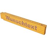 Ein Zollstock mit Aufschrift als Individuelles Frauengeschenk oder Männergeschenk für die heimwerkenden Partner, Partnerin, Freund, Freundin oder anderen nahestehenden Personen