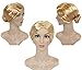 Produktbild Foxxeo 35235 | blonde Dutt Perücke für Damen Karneval Fasching Party blond Lehrerin Oma streng