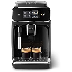 Philips EP2221/40 Machine Espresso automatique Séries 2200 Mousseur à lait Noir Laqué