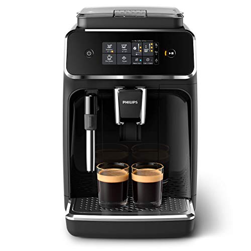 Philips EP2221/40 Machine Espresso automatique Séries 2200 Mousseur à lait Noir Laqué