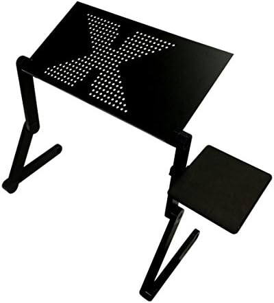 360° Portable Folding Laptop Stand Desk Bed Sofa Tray with Mouse Pad for PC up to 17 inch