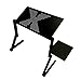 Produktbild 360 ° Tragbarer, faltbarer Laptop Ständer Schreibtisch Bett Sofa Tablett mit Maus Pad für PC bis 43,2 cm