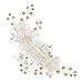 Remedios Vintage Flower and Leaf Inspiration Hair Comb Wedding Bridal Hair Accessory Handmade