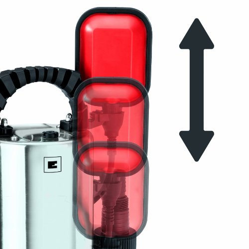 Einhell Schmutzwasserpumpe GH-DP 5225 N (520 W, max. 10000 l/h, max. Förderhöhe 7 m, Fremdkörper bis 25 mm, Edelstahl-Pumpengehäuse) - 2