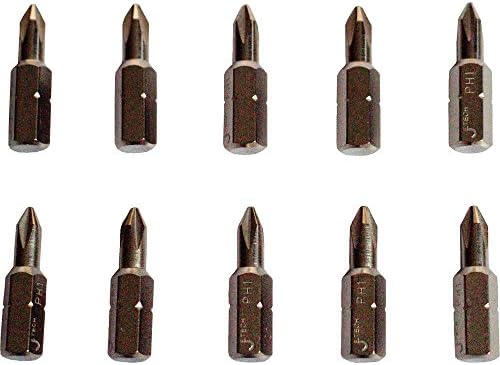 EXTOL PREMIUM screwdriving bit C.V.Mo (+)PH 1x25mm 10pcs in plastic box