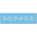 JEM SB3 Bordo Margherite Decorative Stencil per Cake Design, Blu