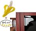 Produktbild Bonus PaketKinder-Schrank-Sicherung unsichtbares Magnetschloss für Schranktüren plus BONUS deutsche Videoeinbauanleitung plus BONUS Bananen ZahnbürsteKleinkind-Baby-Zahnbürste und Beißring in einem  das Schubladenschloss von Ella och Elias gibt Ihnen und Ihrem Kind Sicherheit ohne Bohren und Schrauben leicht zu montieren (4er Set mit 1 Schlüssel)