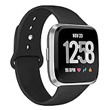 【12 Farben, zwei Größen verfügbar】 In 12 Farben erhältlich. Sie können ganz einfach eine ganze Kollektion von Fitbit Versa / Lite Ersatzarmbänder kaufen, um eine Vielzahl von Optionen zu erhalten, mit denen Sie Ihren persönlichen Stil hervorheben können. Kleine Größe für Handgelenkumfang ist von 5,5