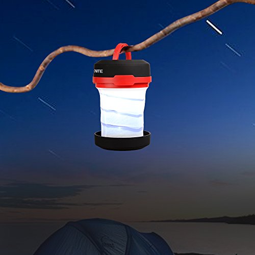 Onite tragbare faltbare Camping Laterne LED Zelt Campinglampe Taschenlampe für Wandern, Angeln,Abenteuer u.s.w - 8