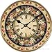 Produktbild Bunte Design-klassische Wanduhr, stilles Wohnzimmer-Wand-Dekor-Ausgangsdekorations-Uhr-Wand , a-124