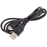 Porro fino PS3 Controller Charging Cable, PS3 Remote USB CABLE, 5.4 Feet USB to Mini USB Charger Cable Data Transfer Cable Co