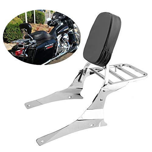 Samger Sissy Bar Portaequipajes Trasero Pasajero Respaldo Negro