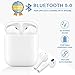 Produktbild Bluetooth Kopfhörer V5.0 kopfhörer kabellos in Ear Headset Stereo-Minikopfhörer Sport Wasserdicht mit Ladekästchen und Integriertem Mikrofon für Apple/Android/iPhoneWeiß