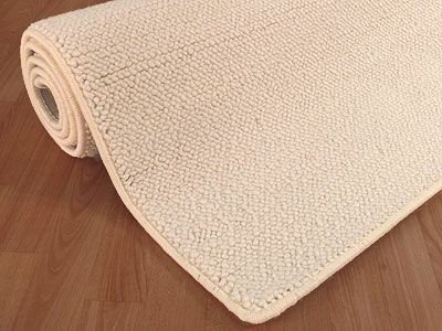 Natur Wolle Teppich Berber Malta Wollweiss in 24 Größen, Größe:300×300 cm - 6