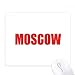Produktbild Moscow Russia City Red Mouse Pad Non-Slip Rubber Mousepad Game Office
