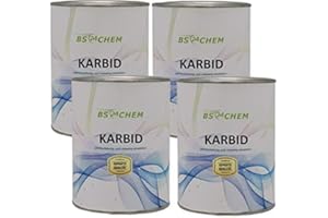 BS24CHEM Karbid 2Kg Karbit (Varianten 0,5Kg-10Kg) (Kabit Kabitt karbitt Karbit Karbid Steine Kaufen) nur 5,5% Staubanteil lang anhaltendes Gas (Abfl.Ql.Rg.2030/212729)(24h Sofort - Versand) (2 Kg)