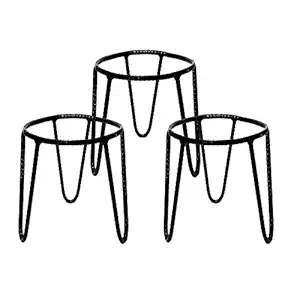 WORLD BHOOMI Rust Free Plant Stand, Flower Pot Stand, Gamla Stand Indoor/Outdoor Flower Pot/Plant Stand for Home Garden Balcony Living Room Decor