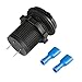 Produktbild Pudincoco 4.2A DC 12 V / 24 V Dual USB Ladegerät Netzteil Outlet Power für Auto Boot Motorräder Auto LKW ATV Telefon LED Licht (Grün)