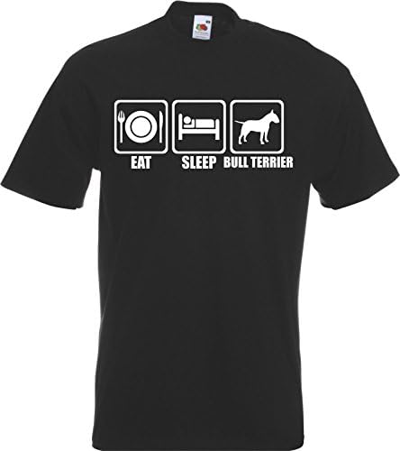 Corporate Togs Eat Sleep English Bull Terrier Dog Puppy Owner T-Shirt New