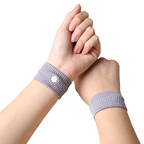 Mediexchange Travel Sickness Anti-nausea Wristbands Motion Sickness Relief Band Pack Of 2 - p6double (Grey) RS.699 (53.00% Off) - Amazon