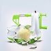 Produktbild Apfelschäler Hand schütteln Fruchtschäler Edelstahl-Kartoffelmesser Hauskup-Küche Tragbarer Gürtel fünf Second Peeling Machine Suction Base (Weiß und Grün)