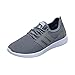 Produktbild Yearnly Fashion Herren Sneakers Walking Jogging Laufen Basketball Freizeitschuhe Atmungsaktive Schnürschuhe Laufschuhe Schwarz Blau Grau 39-44