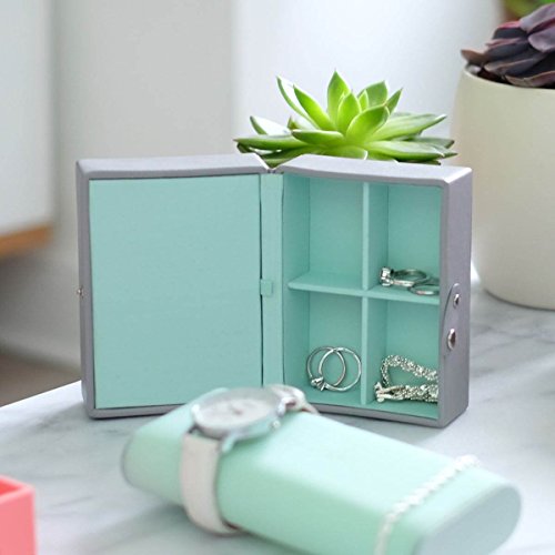 Reisebox zum Aufbewahren persönlicher Utensilien Dove Grey & Mint Green - 4