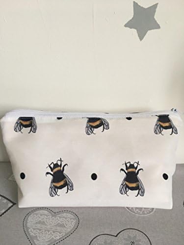 Katezart Designs Bee,Bumble Bee,Make up Bag, Cosmetics Bag, Storage, For Bee Lovers, Read Description