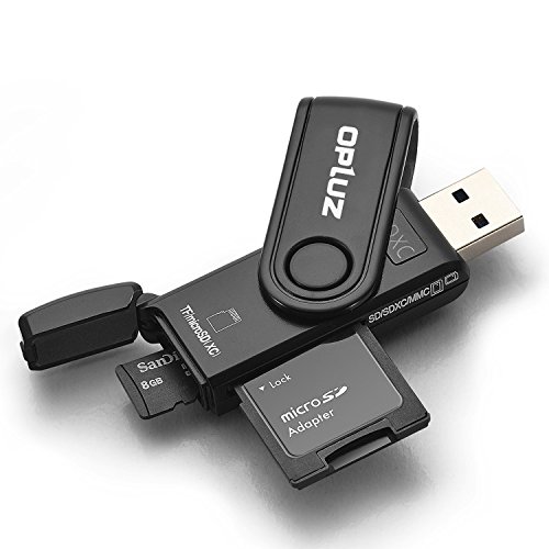Speicherkartenleser, USB3.0 3 in 1 Kartenleser für SDXC / HC, MMC, RS-MMC, Micro SDXC / SD / SDHC Kartenleser - 3