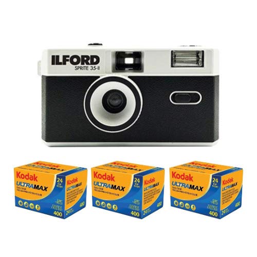 Ilford Sprite 35-II Reusable 35mm Film Camera (Silver)