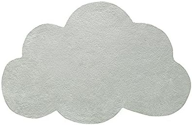 Lilipinso Children's Rug/Children's Room Rug Cloud Shape Color Tpx 14-4502 Mercury – 64 x 100 cm 100% Cotton Contemporary Creative Available – Inspire – Easy to use – Trend