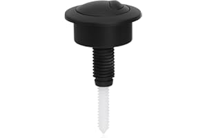 LESEOGYE Dual Flush Toilet Push Button, Adjustable Toilet Flusher Button, Toilet Flush Button for Optima 49, 39-42mm (Black)