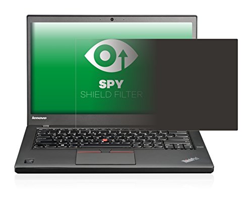 upscreen Spy Shield Filter Blickschutzfilter Lenovo ThinkPad T450s (Non-Touch) – Blickschutz, Sichtschutz, Kratzfest, Blendschutz, Made in Germany - 2