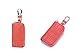 Produktbild VIWIV Universal Intelligente Fernbedienung Männer Neue Persönlichkeit Benutzerdefinierte Autoschlüssel Tasche Reißverschluss Damen Leder Contacts Genuine Leather Double Zipper Car Key Wallet,Orange