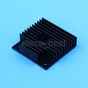 Generic MK7 MK8 Metal Extruder Heat Sink 40 * 40 * 11mm Black for 3D Printer Makerbot