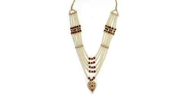 Buy Designer Dulha Moti Mala Haar for 