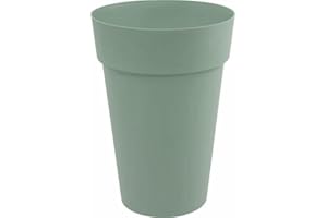 EDA - Pot de Fleur Vase Haut Toscane Ø 46 cm - Volume 67 L - Ø 46 x H.65 cm - Vert Laurier
